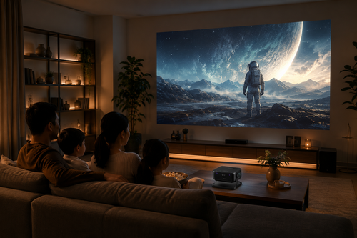 HD Android  Smart Projector – Up to 400” Home Theater Projector