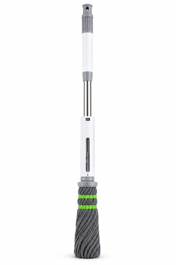 Hands-Free Self-Squeeze Magic Floor Mop for Easy Cleaning with Super Absorbent Microfiber Head