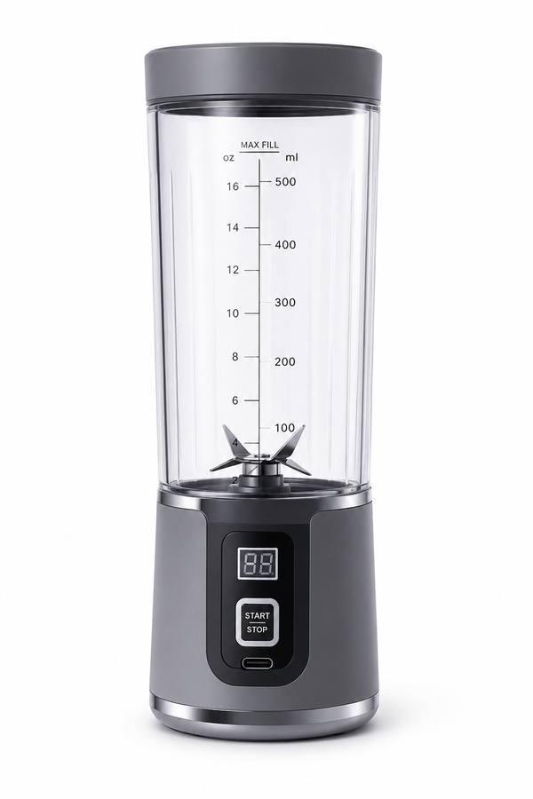 Portable Wireless Rechargeable Juicer Blender – USB-C Personal Smoothie Maker
