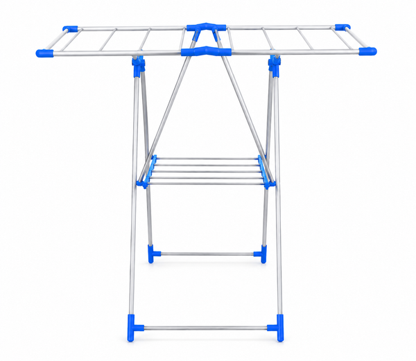 Foldable Metal Clothes Hanger | Lightweight Portable Drying Rack for Home & Travel
